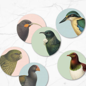 Coaster Set - Hushed Birds