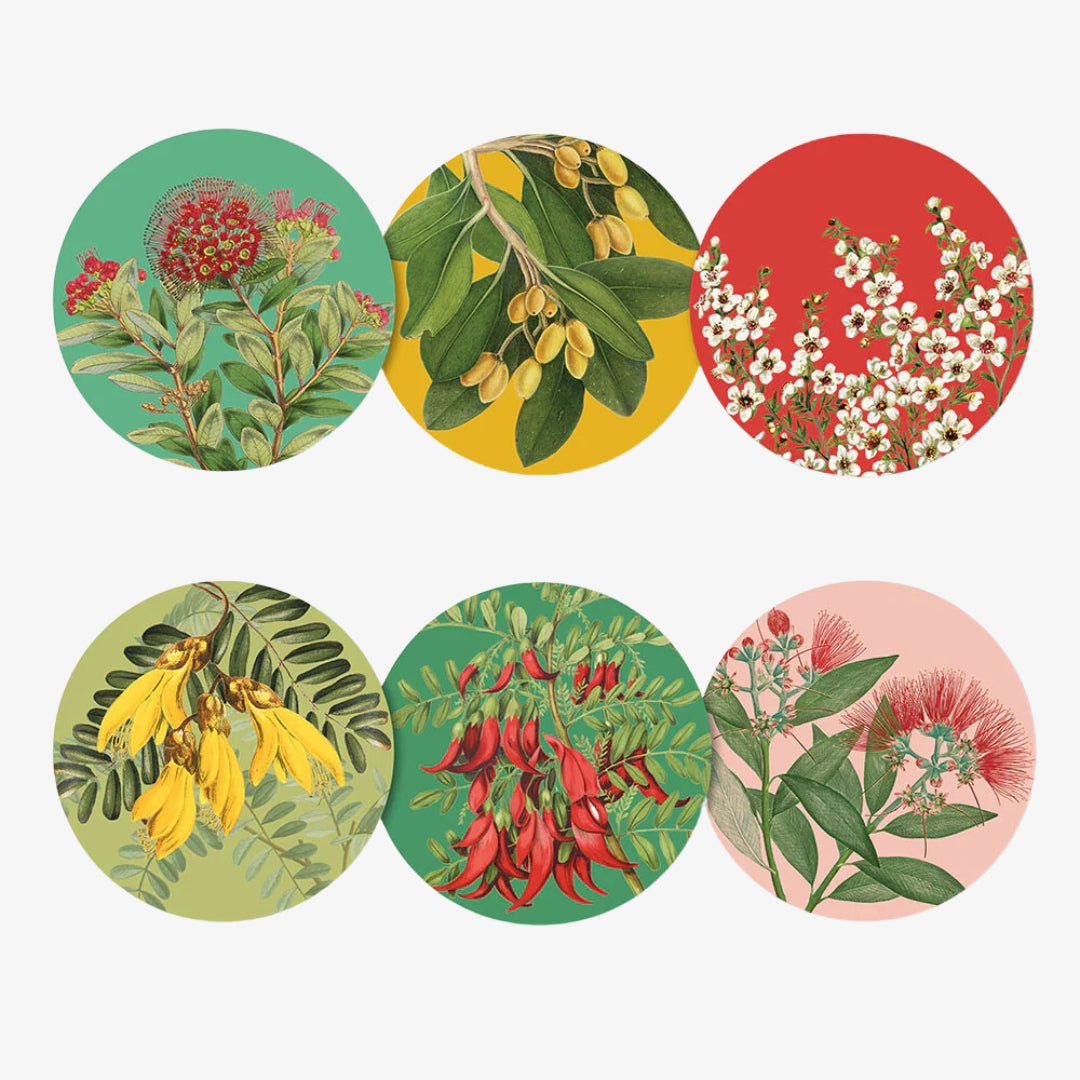 Coaster Set - Native Botanicals of NZ