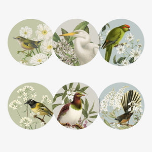 Placemat Set - Birds & Botanicals - 100%NZ