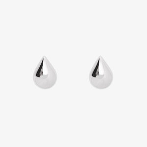 Droplet Stud Earring Silver