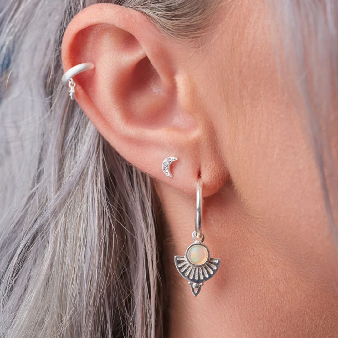 Be the Light Earrings - Silver