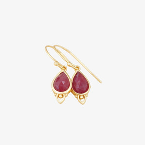 Root Chakra Earrings - Gold