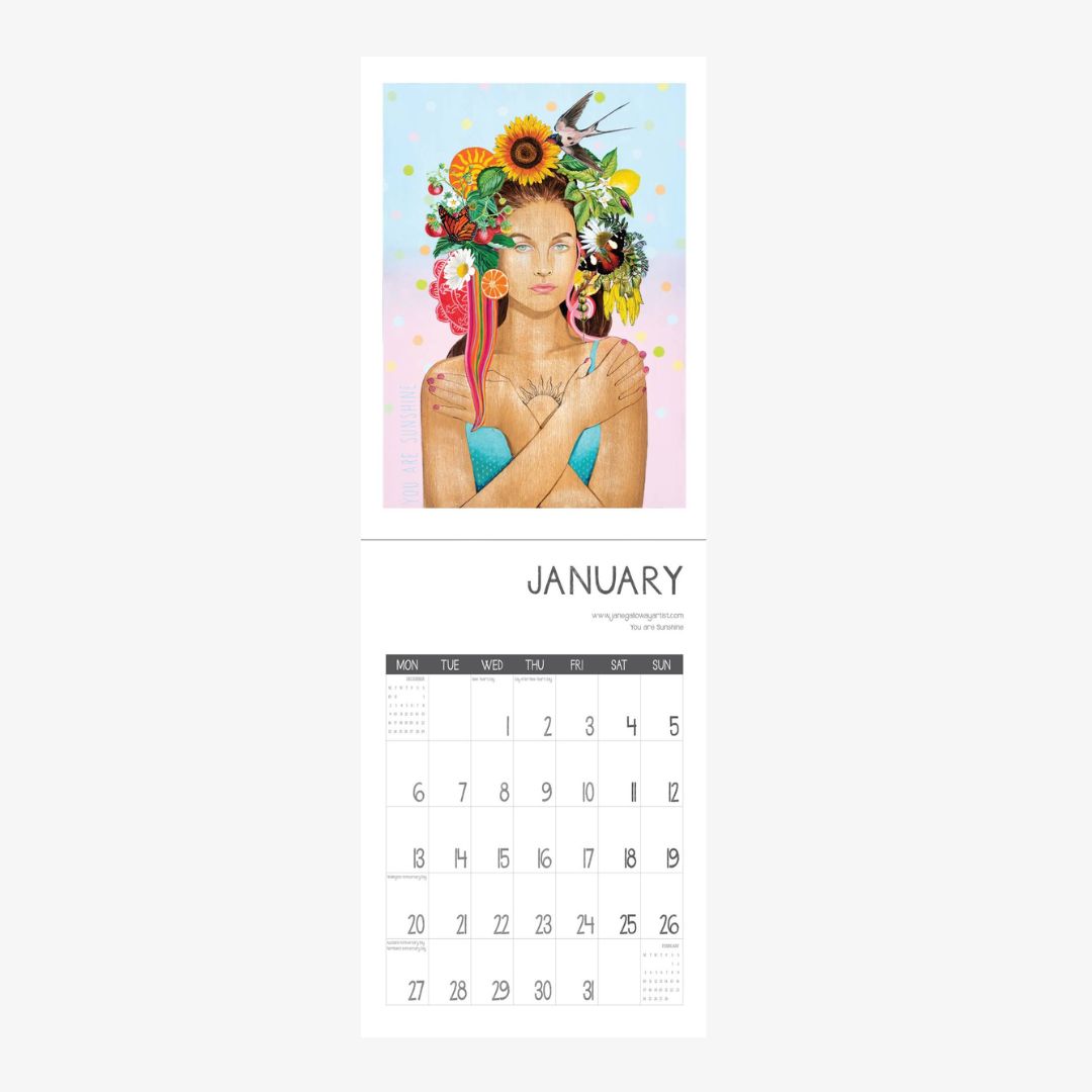 2025 Calendar Jane Galloway