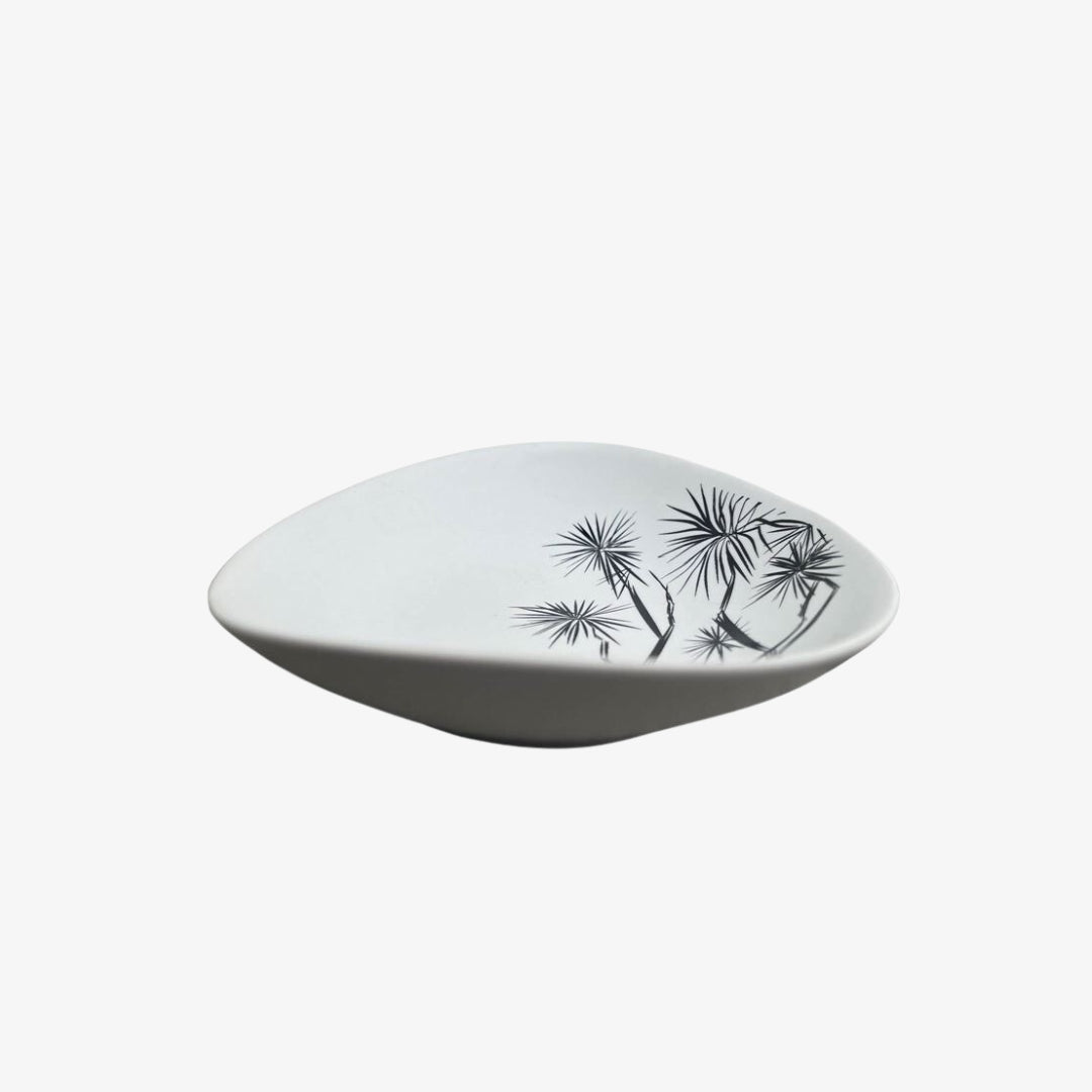 Ti Kouka Bowl 10cm, Black on White