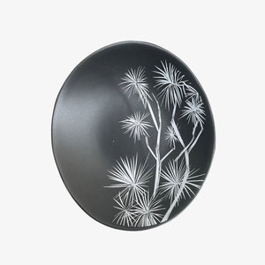 Ti Kouka Bowl 10cm, White on Black