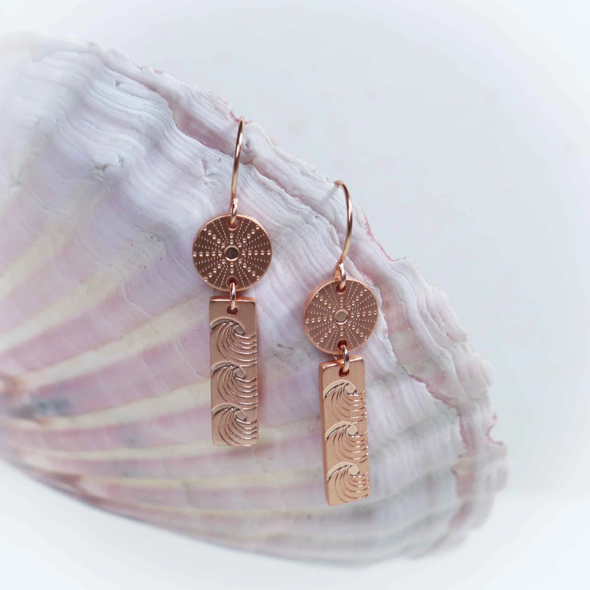 Kina & Moana Earrings Rose Gold