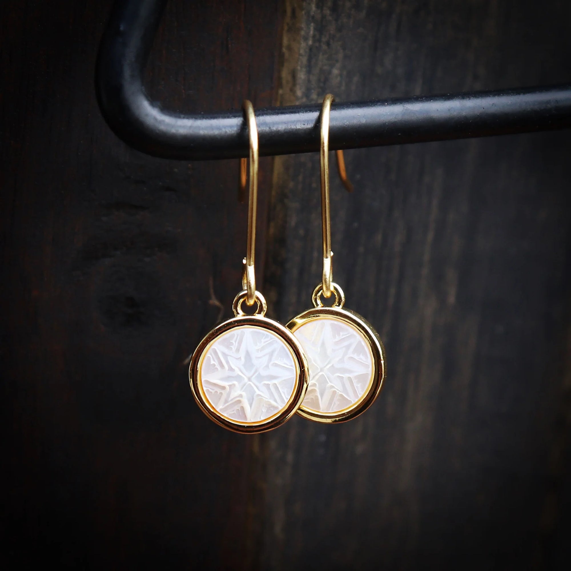 Matariki Whetū Earrings Gold