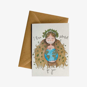 Mother Earth Greeting Card