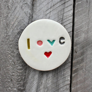 Round Tile - Love