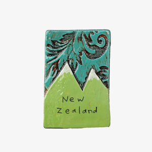 Rectangle Tile - New Zealand Mountains