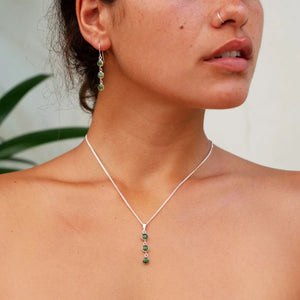 3 Muses Necklace, Pounamu