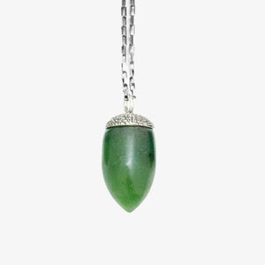 Acorn Necklace, Pounamu