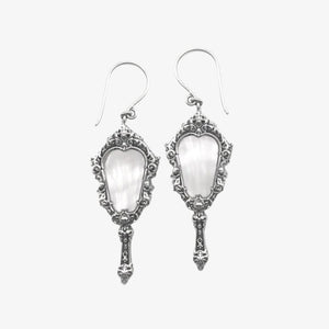 Antique Hand Mirror Earrings - NVK