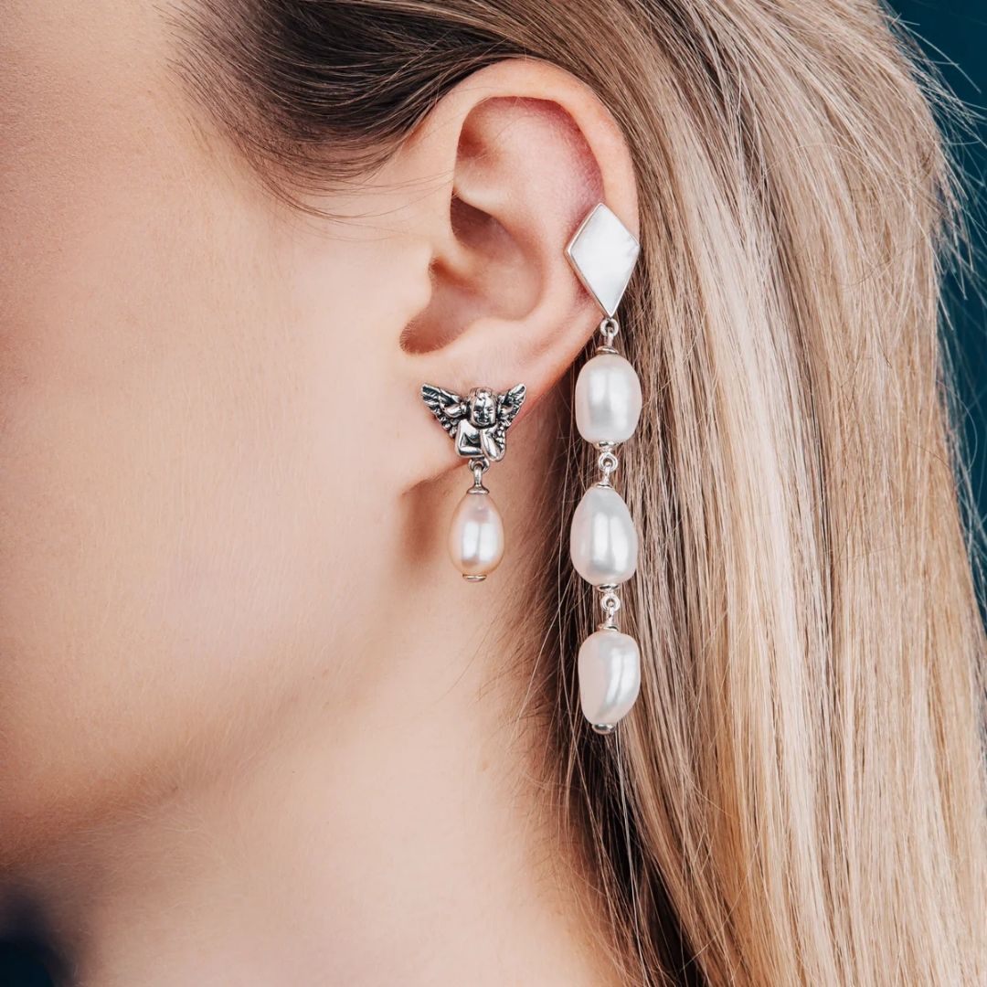 Botticelli Pearl Earrings - NVK