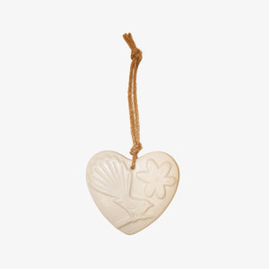 Fantail & Flower Heart Wall Hanging Small