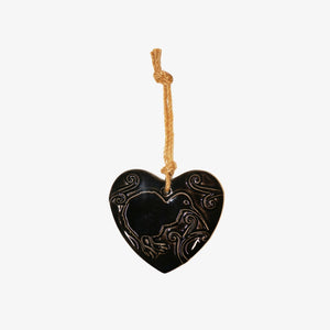 Kiwi Heart Wall Hanging Small