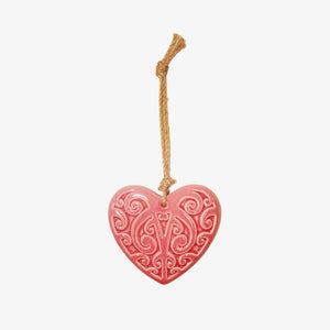 Kowhaiwhai Heart Wall Hanging Small