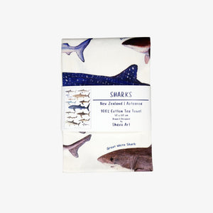 Tea Towel - Sharks