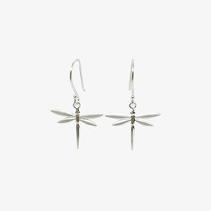 Dragonfly Earrings, Matte - Medium