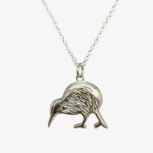 Kiwi Necklace, Silver