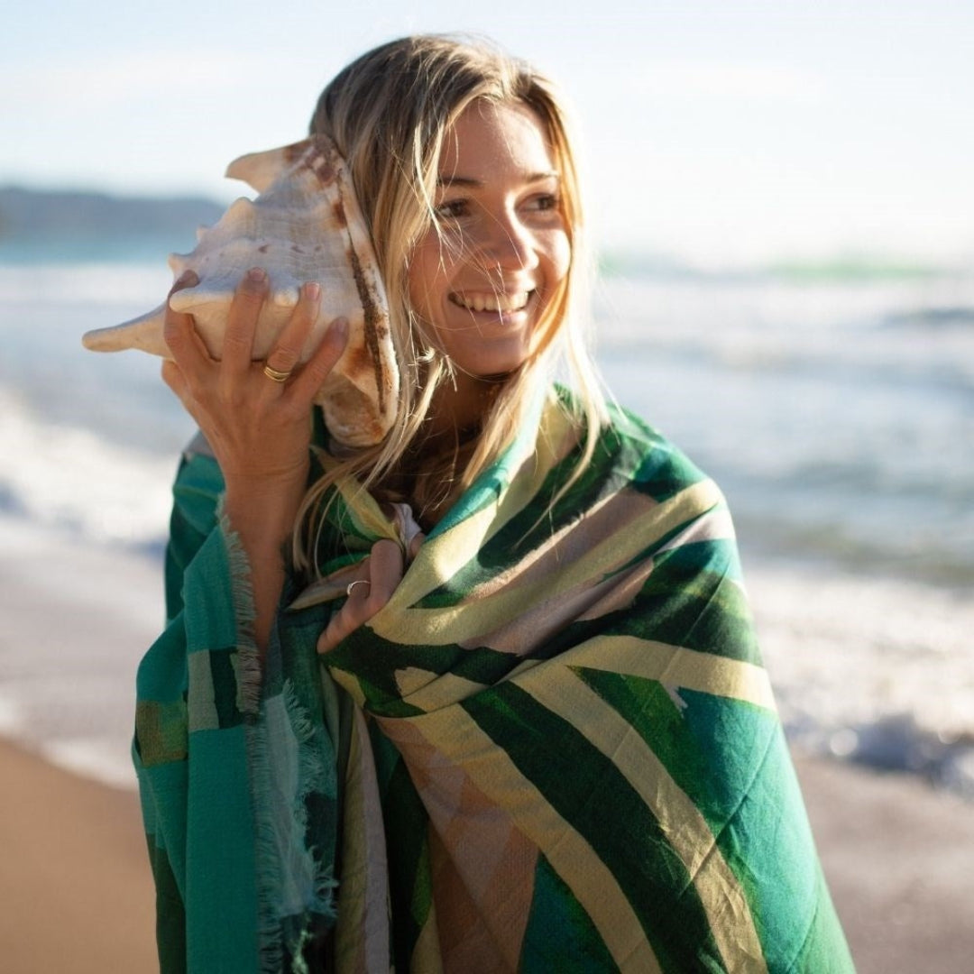 Beach Sarong - 'Island Treasure' - Jen Sievers