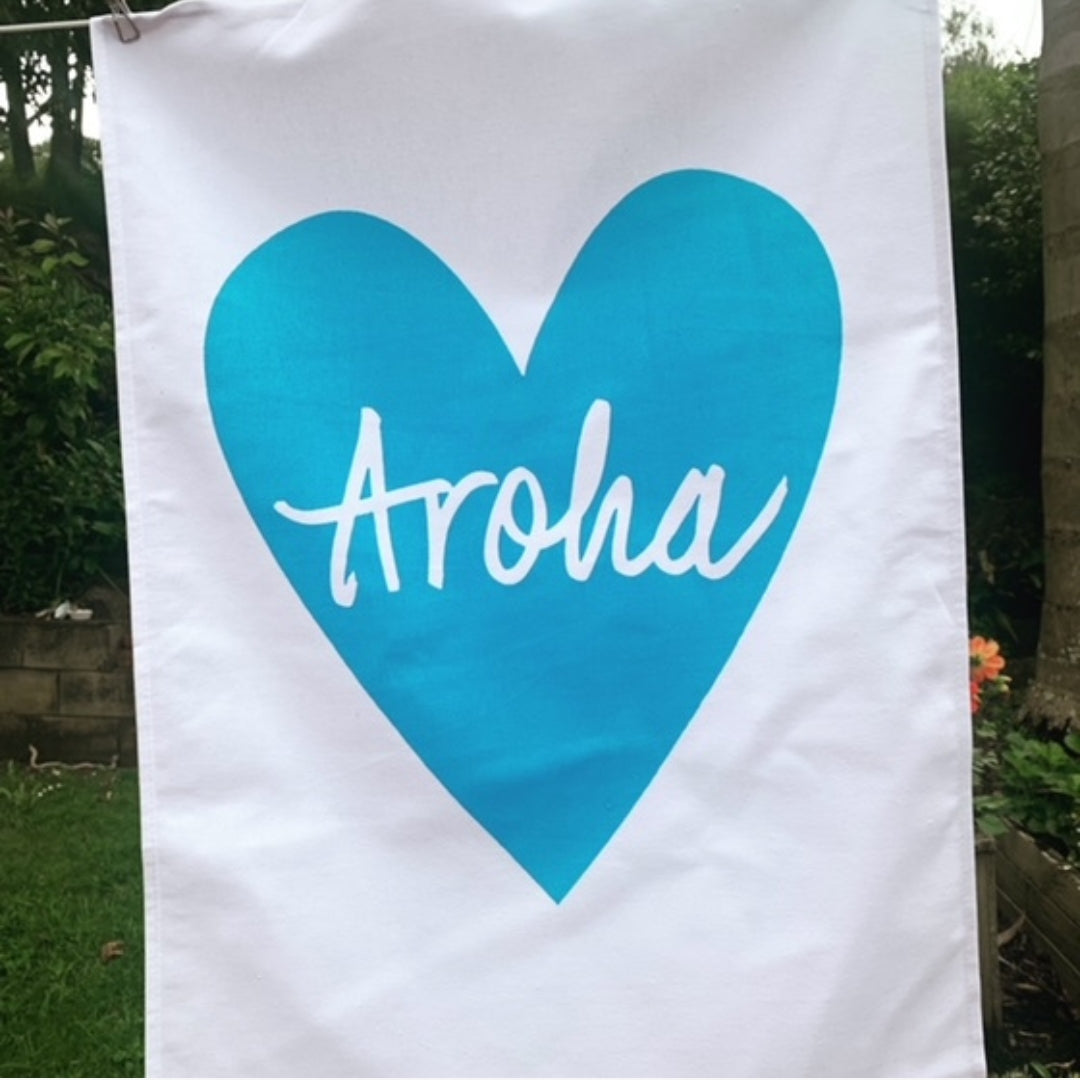 Tea Towel - 'Aroha'