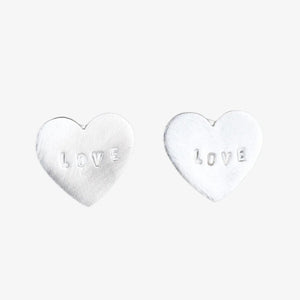 Heart Earrings - Love