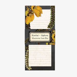 *Kowhai Flower Magnetic List Pad