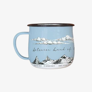 NZ Mountains Enamel Mug